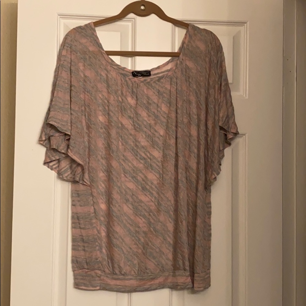 American City Wear Pink Zebra